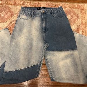 Hollister Color Block Jeans